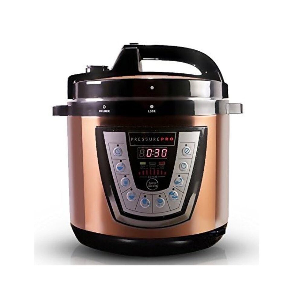 NWOT-"10-in-1 CopperTech PressurePro 6 Qt Pressure Cooker - Multi-Use MSRP $199